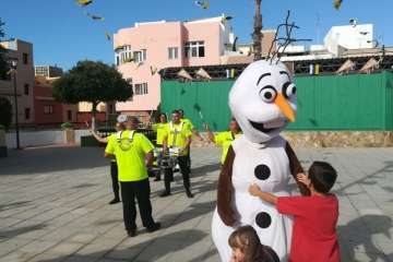 Pasacalles anunciador y pregón de las fiestas de El Calero 2018 (Foto TA, F,J. Santana y Antonio Alí)